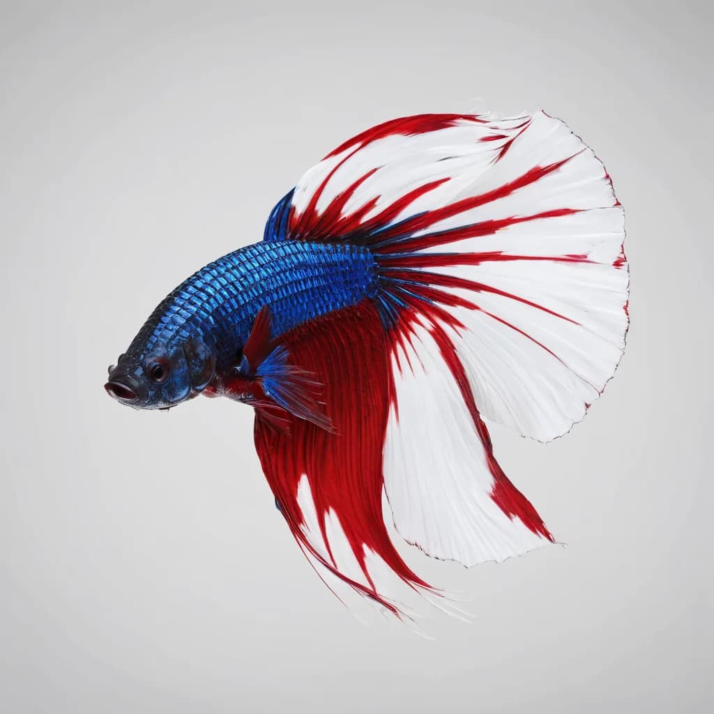 ปลากัดยักษ์ HMPK ขาว · WYSIWYG